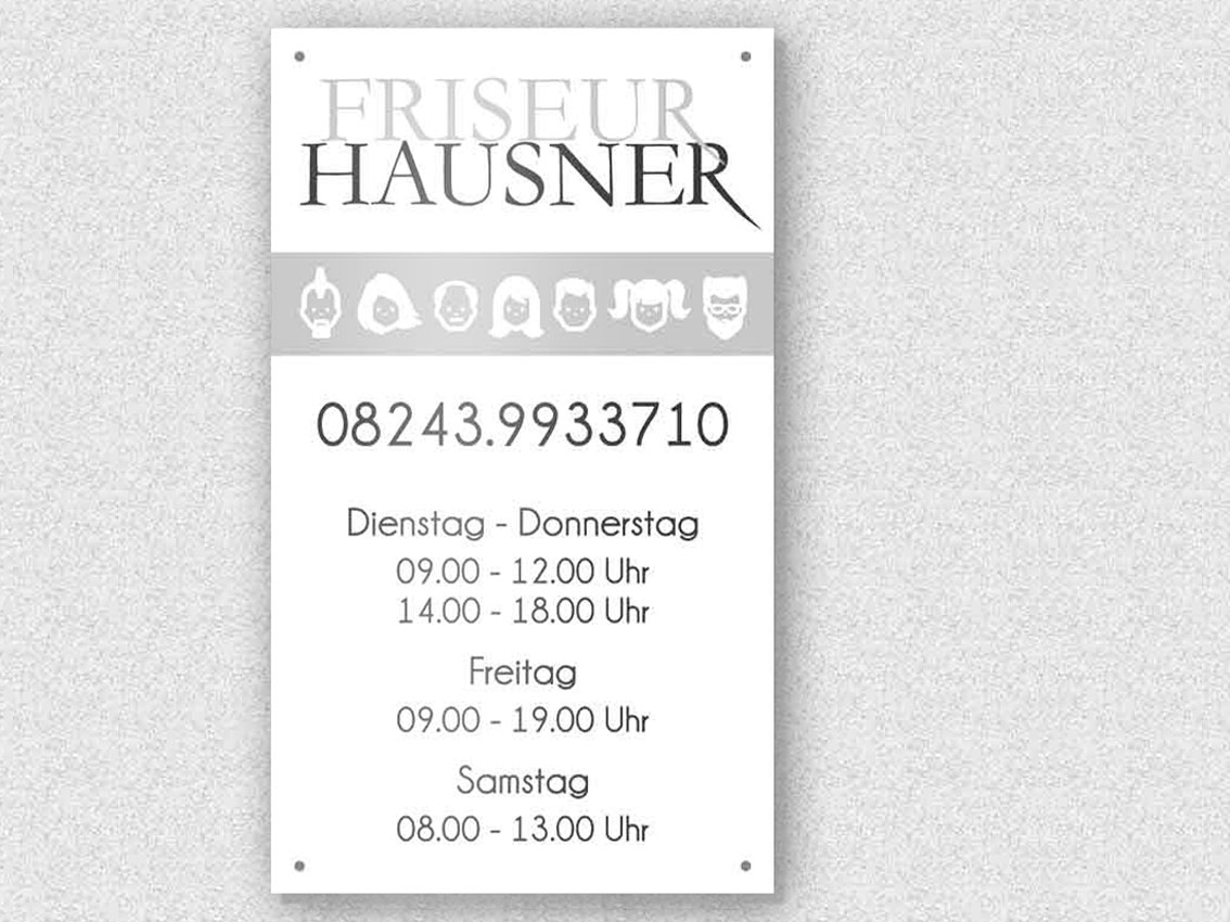 Friseur Hausner - Schild