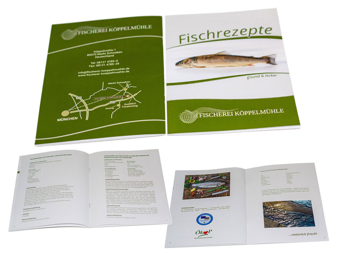 Fischerei Köppelmühle - Broschüre